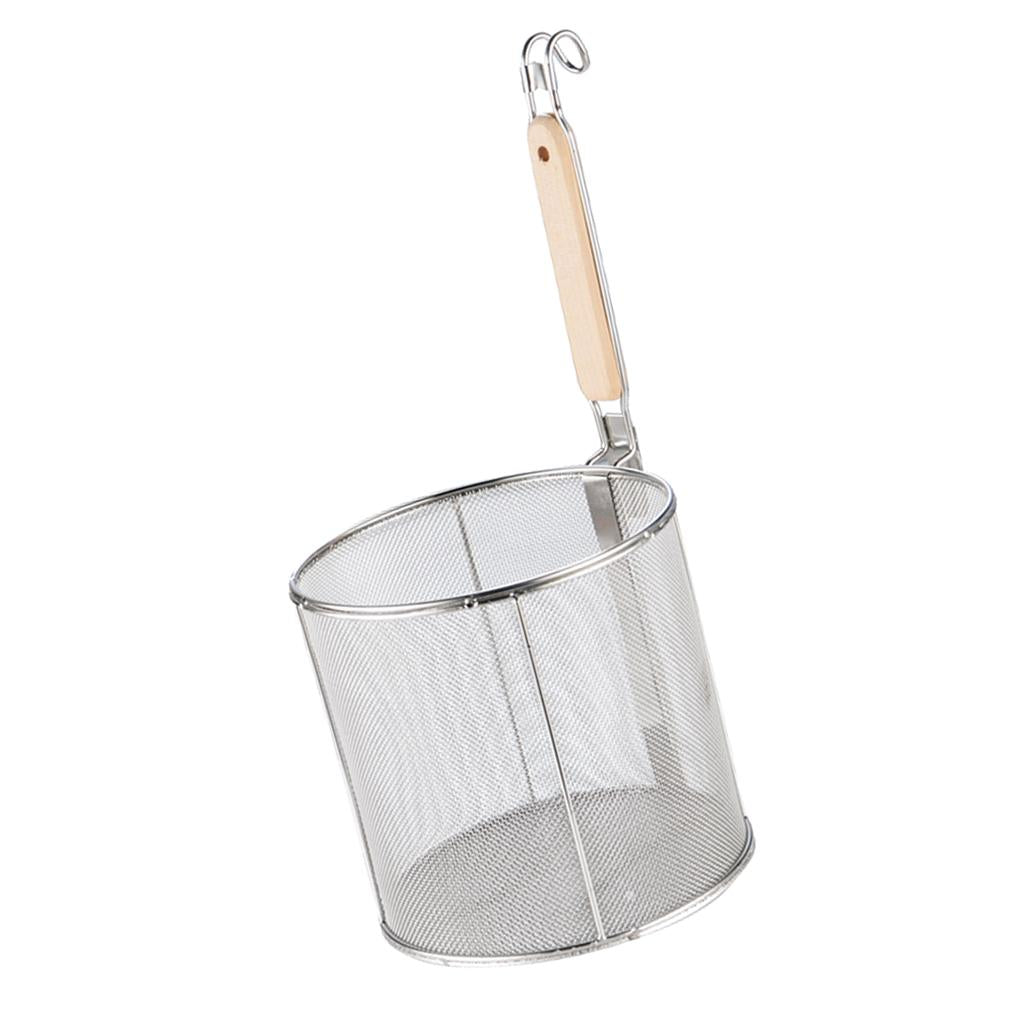 Stainless Kitchen Noodle Colander Soup Oil Filter Spoon Powder Fence 12cm