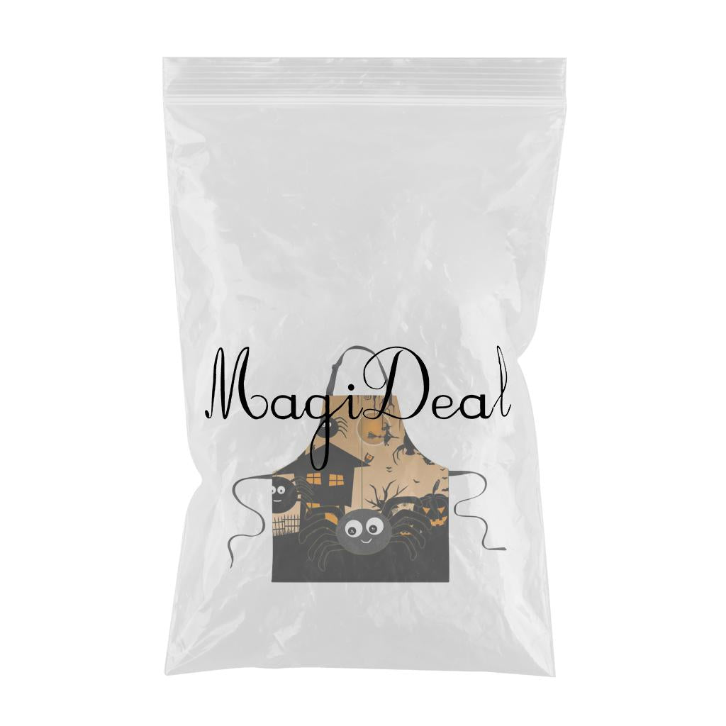 Halloween Apron, Unisex Kitchen Bib Apron Adjustable Neck Cooking Gift G