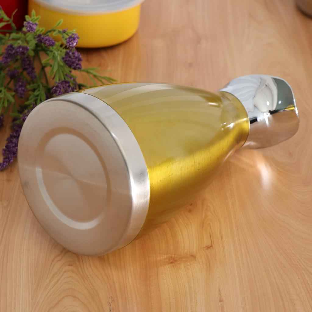 1.5L Stainless Steel Double Wall Insulated Coffee Carafe Tea Kettle Golden