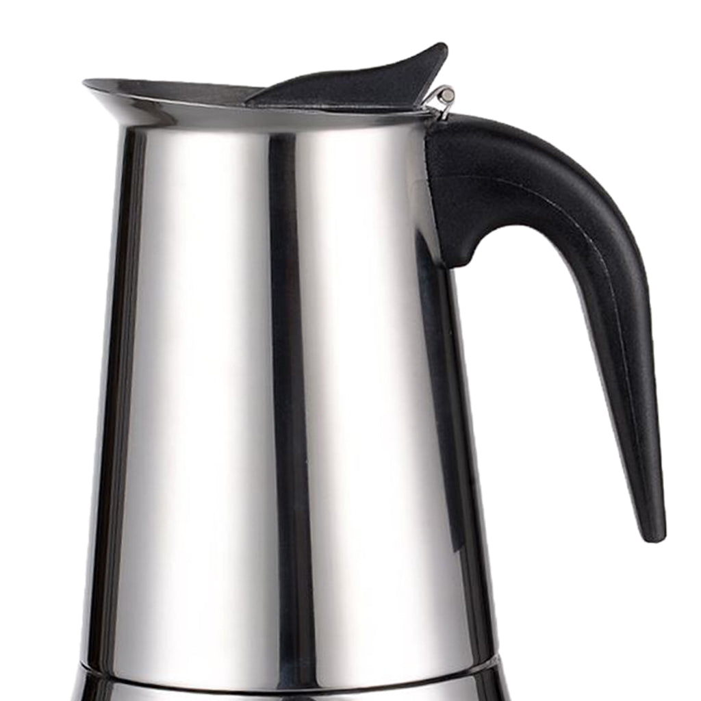 Stainless Steel Stovetop Moka Espresso Coffee Maker Pot Percolator 9 Cup