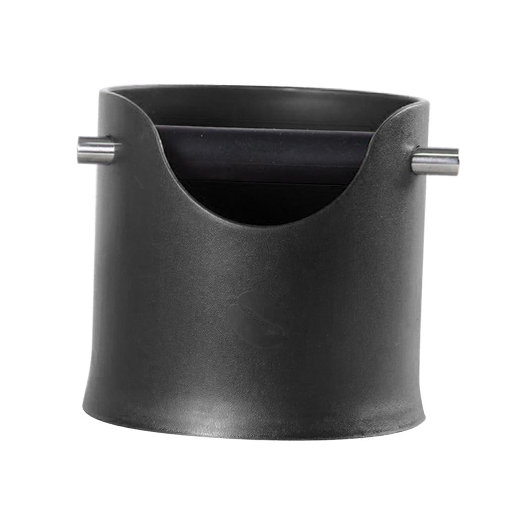 Coffee Knock Box Grindenstein Espresso Grinds Tamper Waste Bins Black