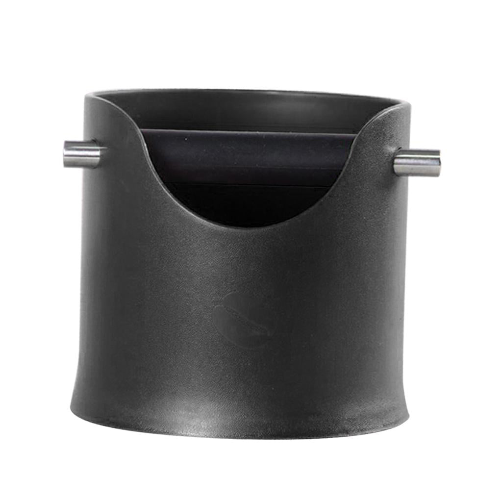 Coffee Knock Box Grindenstein Espresso Grinds Tamper Waste Bins Black