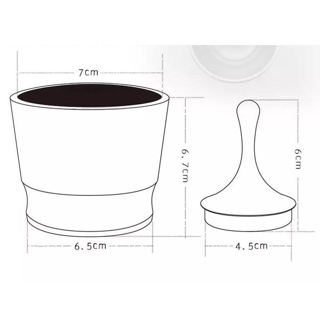 Grinder Aluminum Intelligent Dosing Ring for 58MM Coffee Tamper