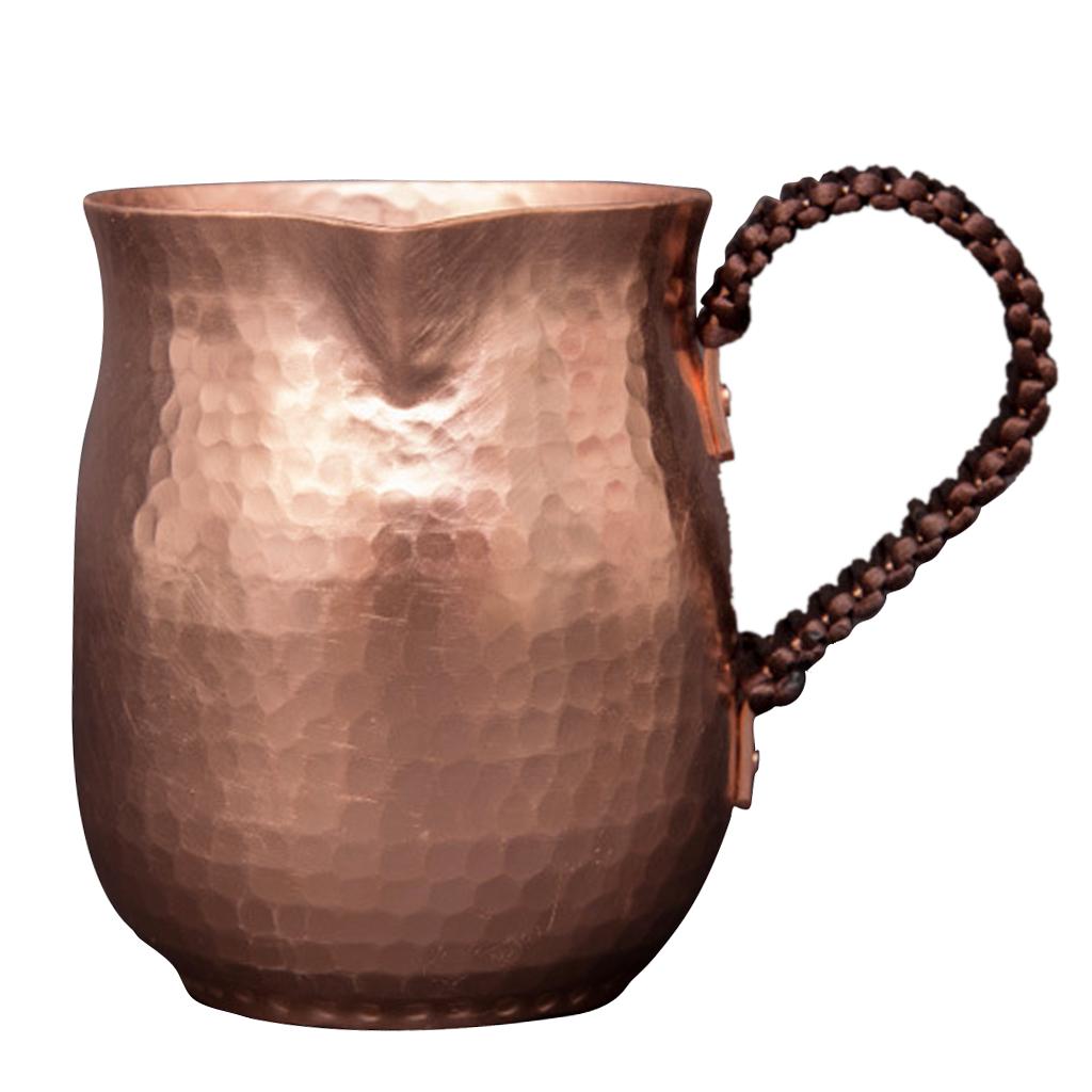 Copper Cup Thicken Hot Milk Cup Mug Coffee Tea Beer Drinking Cup 450ml