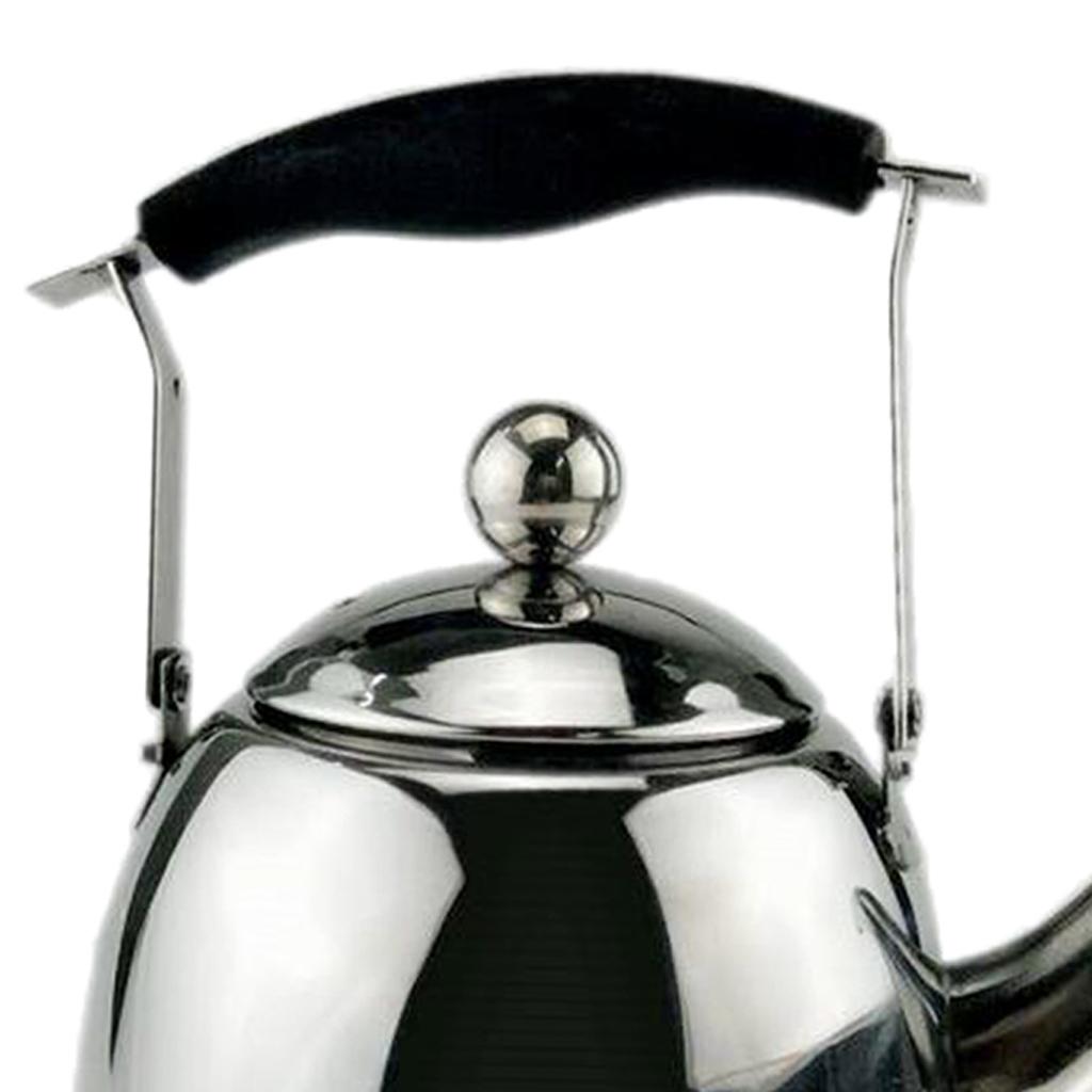 Outdoor Camping Stainless Steel Kettle Kitchen Fast Boil Tea Pot Silver 3L