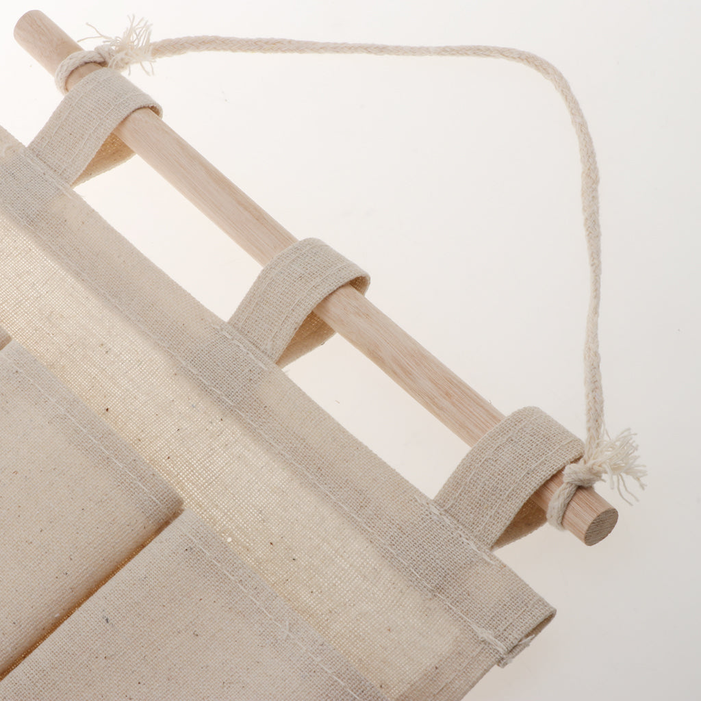 Over The Door Organizer Wall Hanging Storage Bag 5 Pocket Blue Tower