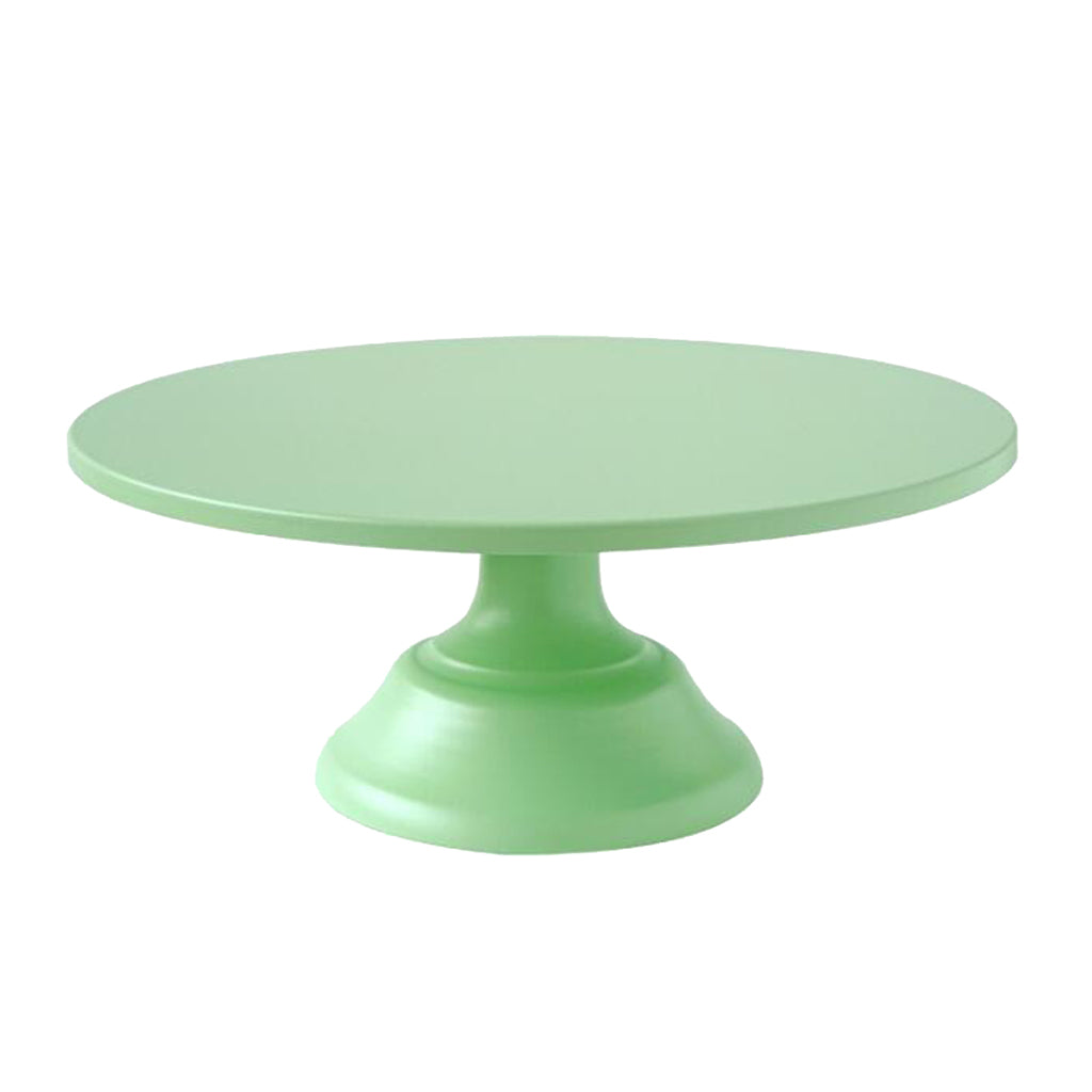 Metal Round Display Cake Stand Food Platter Serving Rack Holder Green 12inch