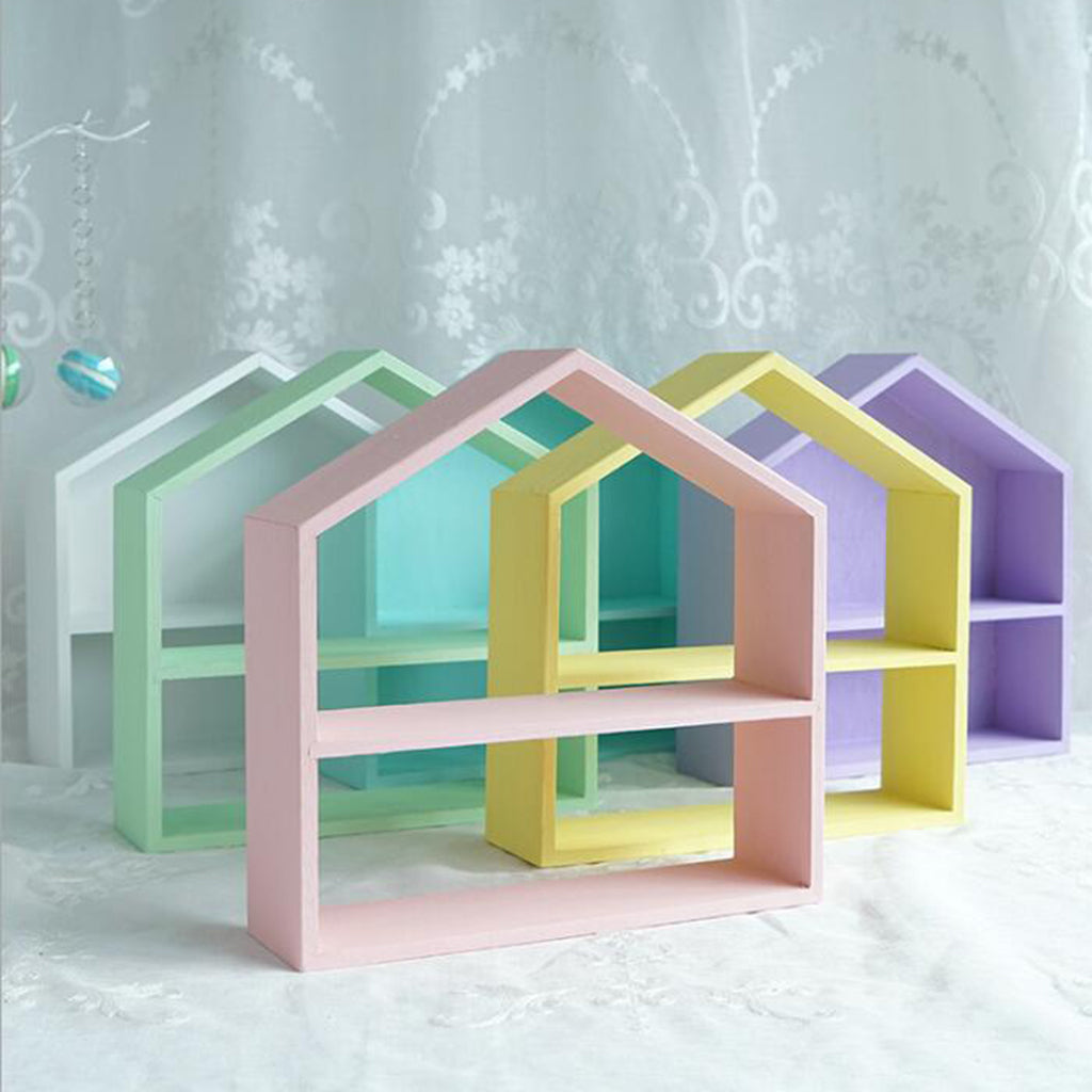 Cupcake Stand Cake Tools Wood House Ornament Pink without Base