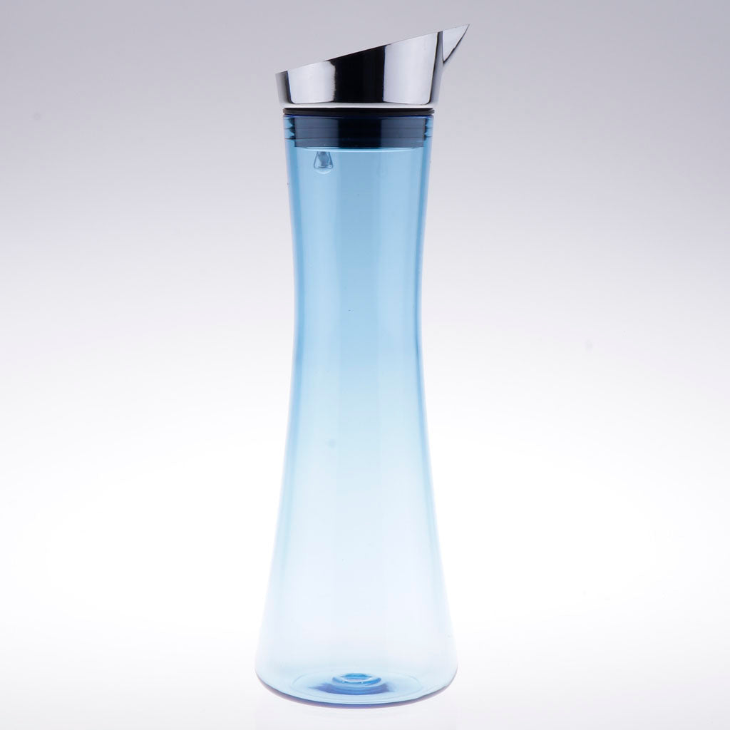 Water Juice Milk Drinks Iced Tea Beverage Pitcher Jug 1L Blue