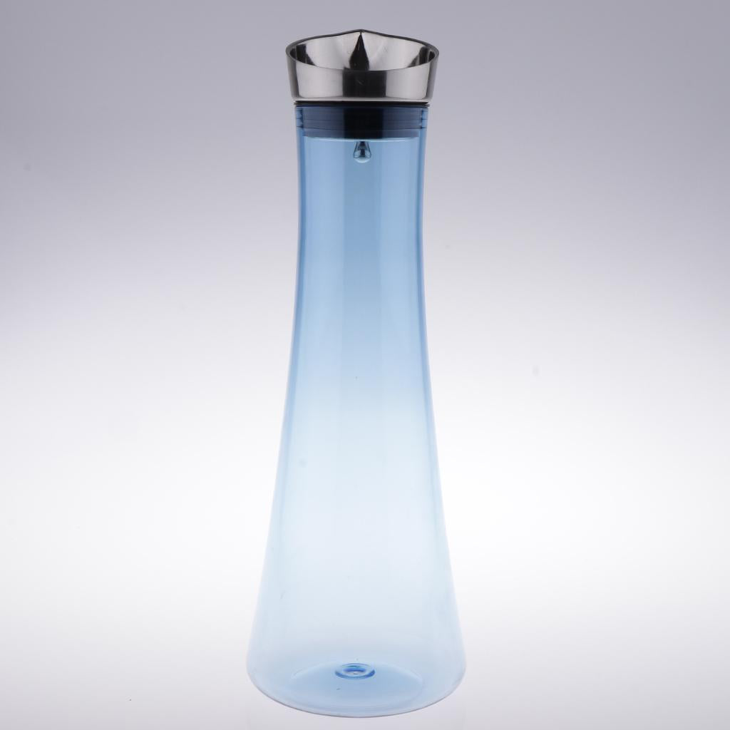 Water Juice Milk Drinks Iced Tea Beverage Pitcher Jug 1.6L Blue