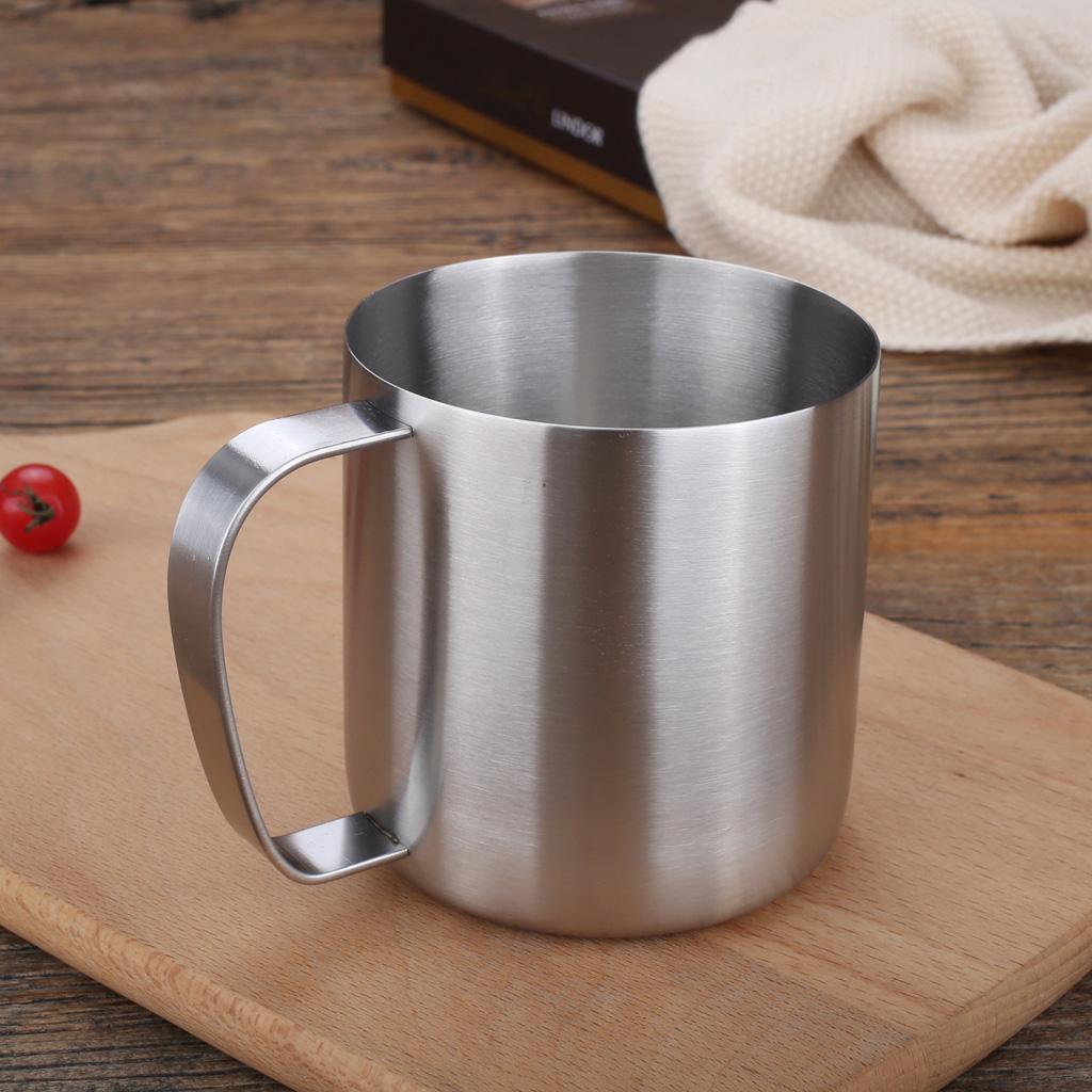 Stainless Steel Coffee Mug Beer Mug Metal Coffee Tea Cup Kids Drinking Mug