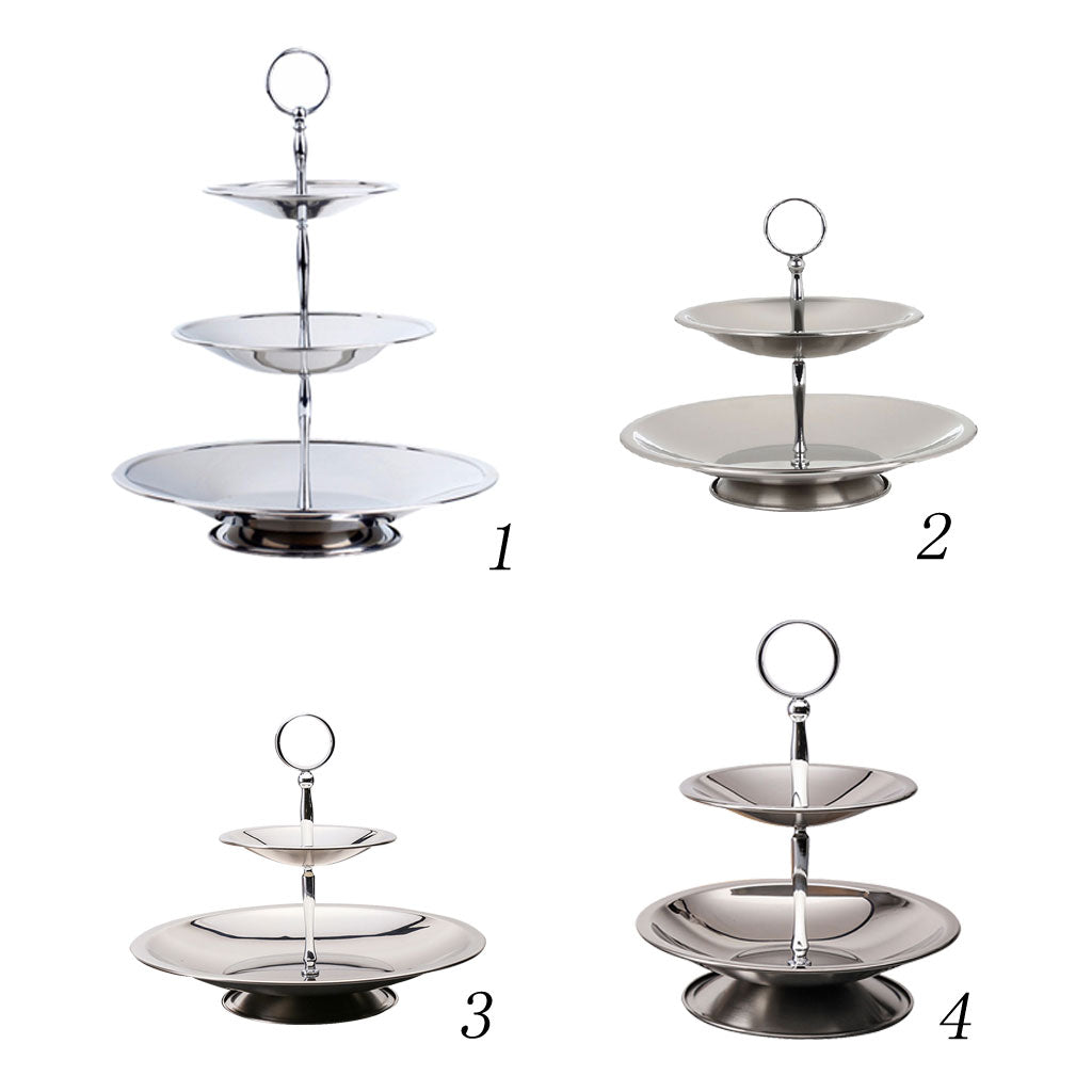 Stainless Steel Cupcake Stand Party & Wedding Dessert Pastry Cake Tower 3 Tier