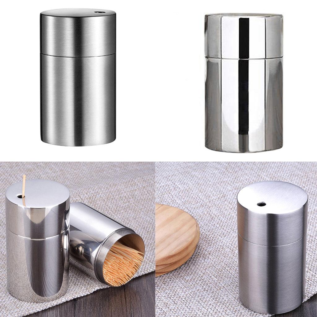 Stainless Steel Toothpick Holder Toothpick Dispenser Table Decor Matt