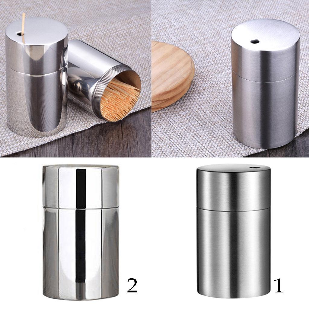 Stainless Steel Toothpick Holder Toothpick Dispenser Table Decor Matt