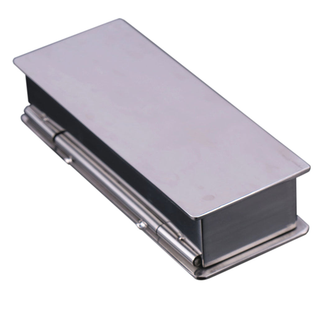 Portable Stainless Steel Toothpick Dispenser Holder Storage Box Without Hole