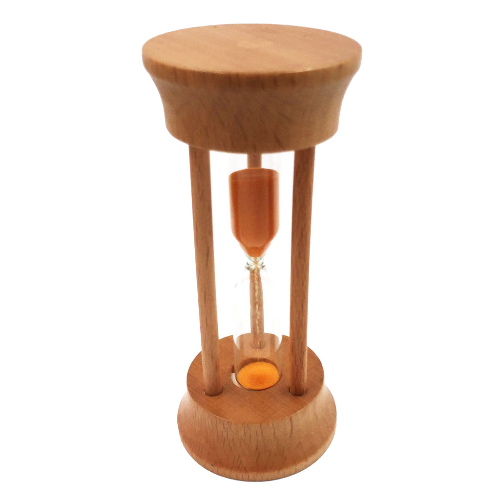 Cute Sandglass Hourglass Sand Clock Timers Desktop Clock 3 Minutes Orange