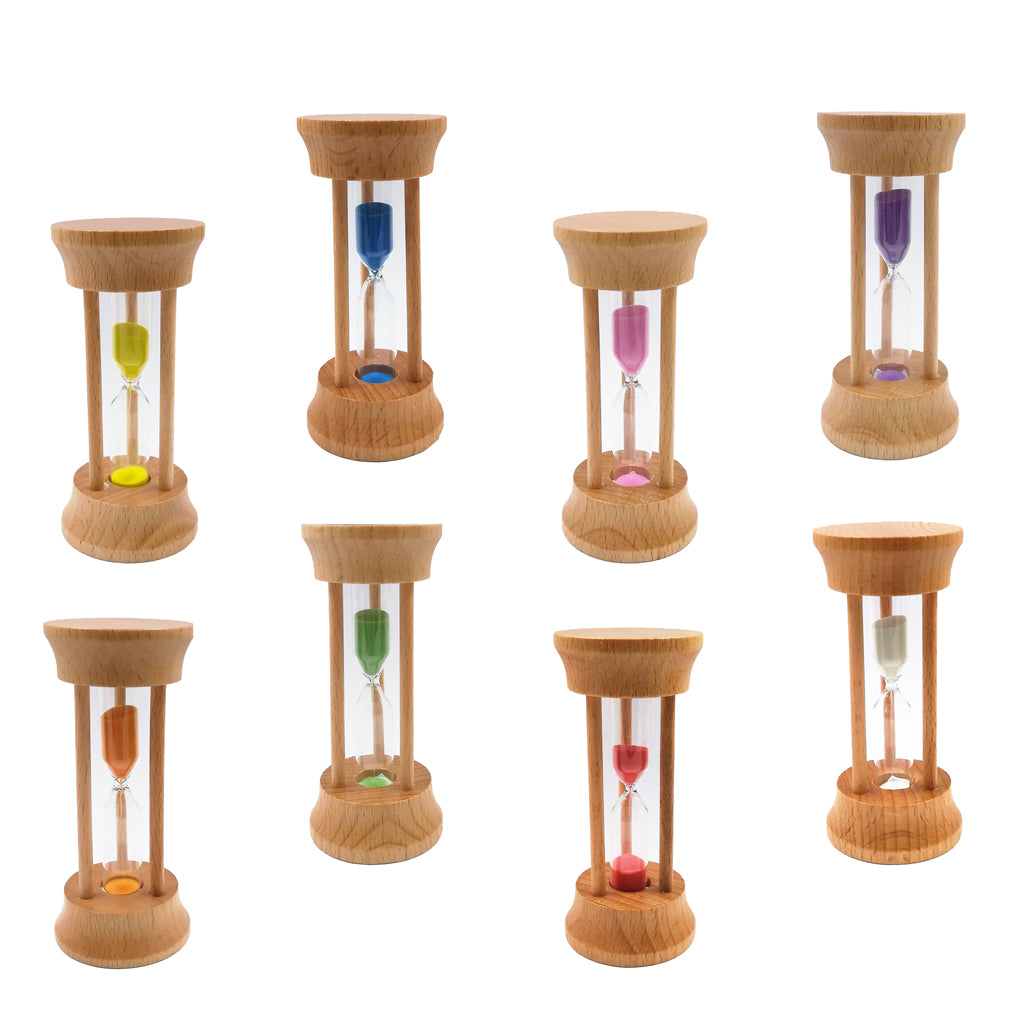 Cute Sandglass Hourglass Sand Clock Timers Desktop Clock 3 Minutes Orange