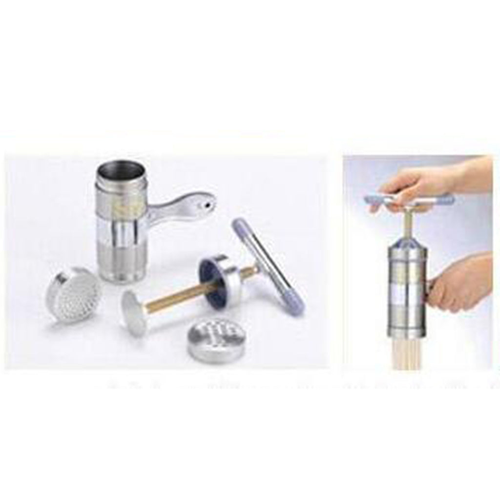 Manual Pasta Machine Noodles Spaghetti Fettuccine Tagliatelle Maker 5 Molds