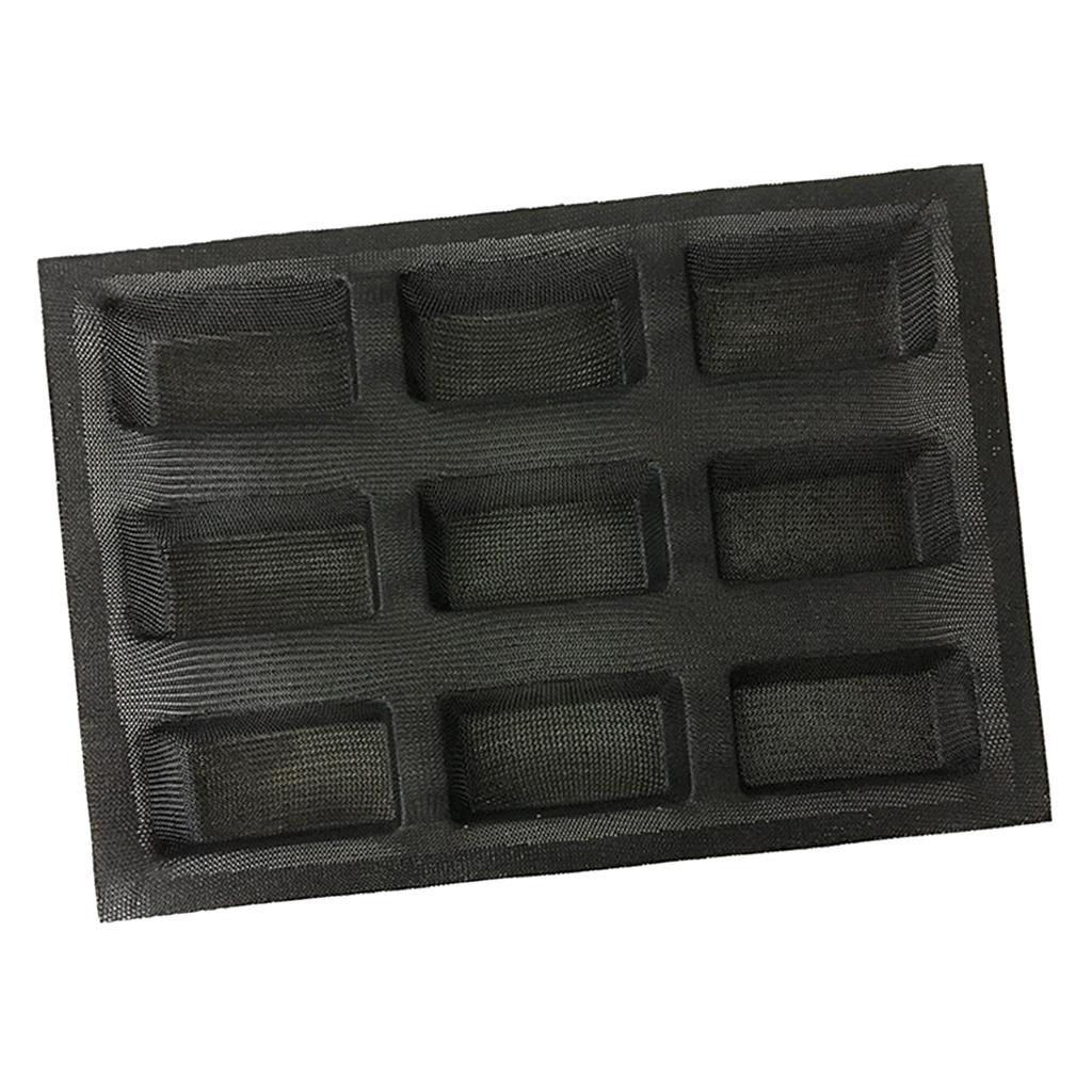 Silicone Hotdog Forms Bun French Bread Molds Square Shape Tartlets Molds