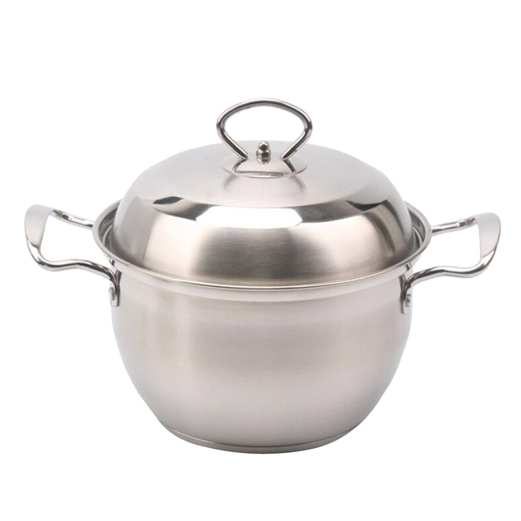 Korean Stainless Steel Sauce Pan Stock Pot Milk Pan Nonstick Saucepan 20cm
