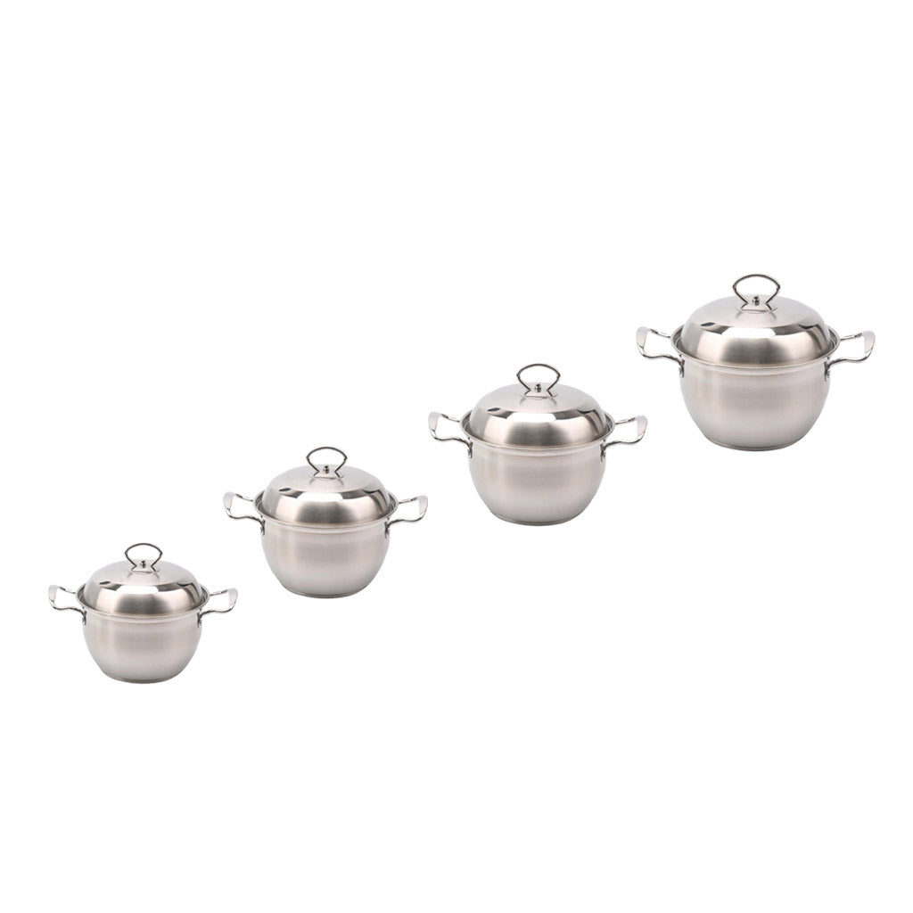 Korean Stainless Steel Sauce Pan Stock Pot Milk Pan Nonstick Saucepan 20cm