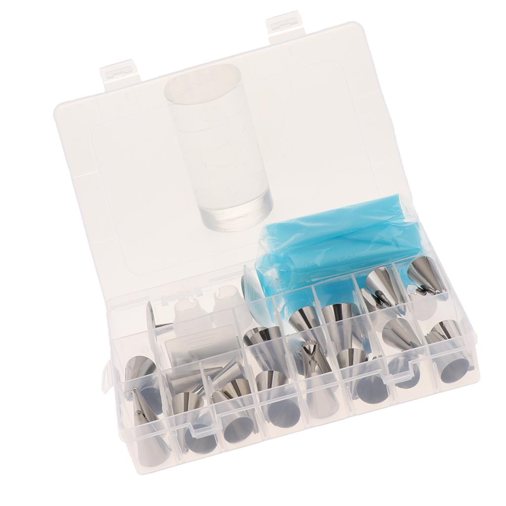 38 Pieces Cake Decorating Tips Kits Icing Frosting Tools for Cupcake Cookies