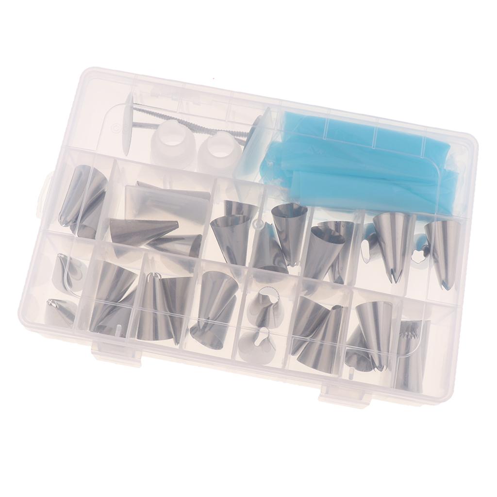 38 Pieces Cake Decorating Tips Kits Icing Frosting Tools for Cupcake Cookies
