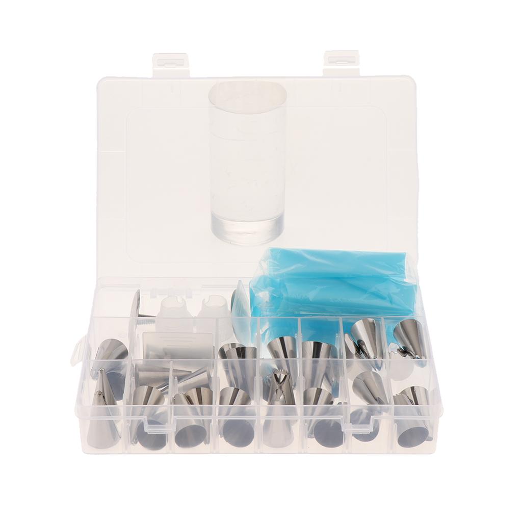 38 Pieces Cake Decorating Tips Kits Icing Frosting Tools for Cupcake Cookies