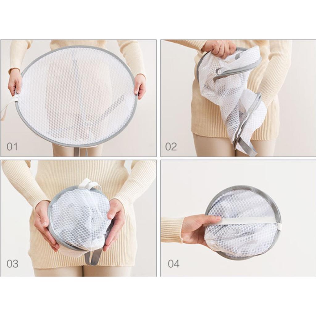 Underwear Folding Net Mesh Hanger Sweater Laundry Basket Dryer 3 Layer