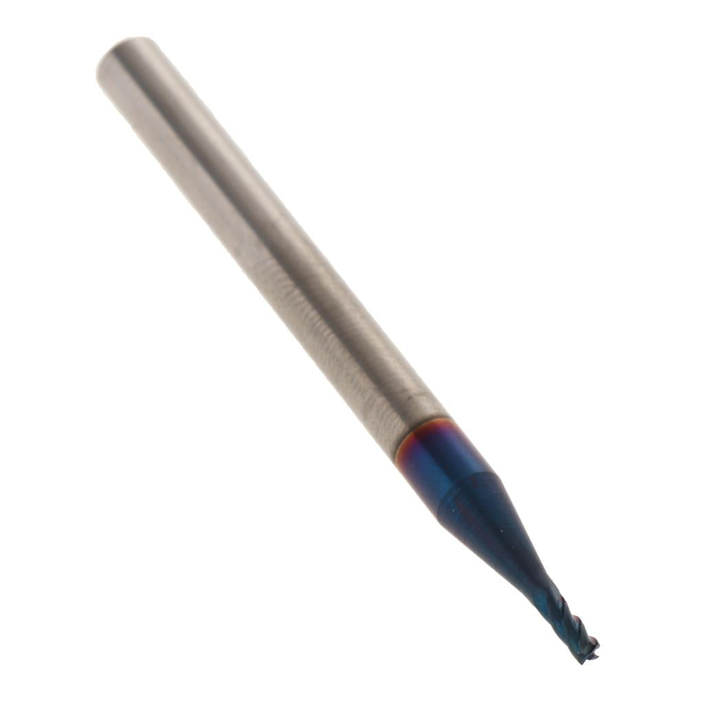 HRC65 Tungsten Carbide Coated Ball Nose End Mill CNC Milling Tools