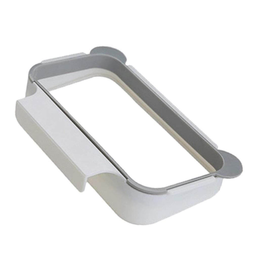 Trash Bag Holder Hanging Kitchen Cupboard Door Stand Garbage Rack Navy Blue