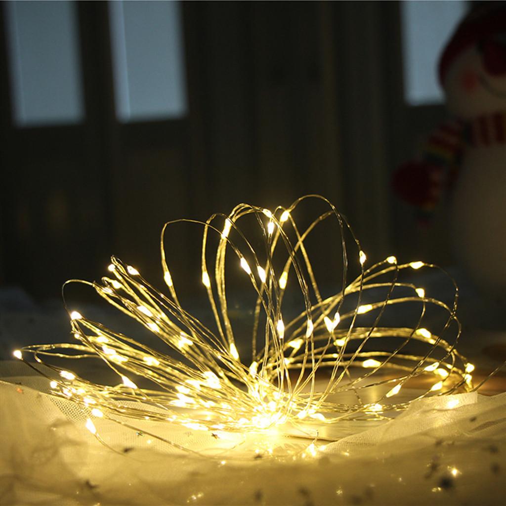 10M 100LEDs String Light Copper Wire Wedding Party Christmas Tree Decoration