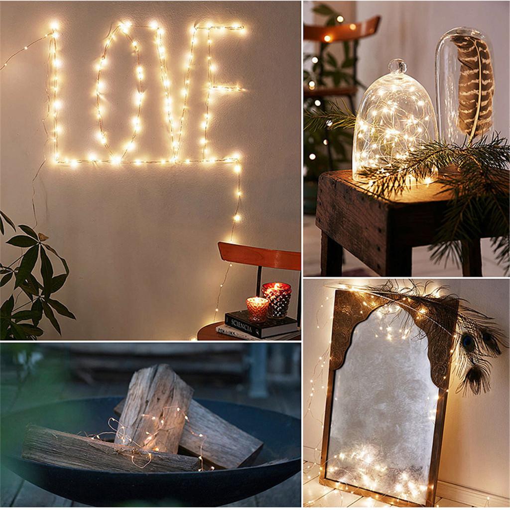 10M 100LEDs String Light Copper Wire Wedding Party Christmas Tree Decoration