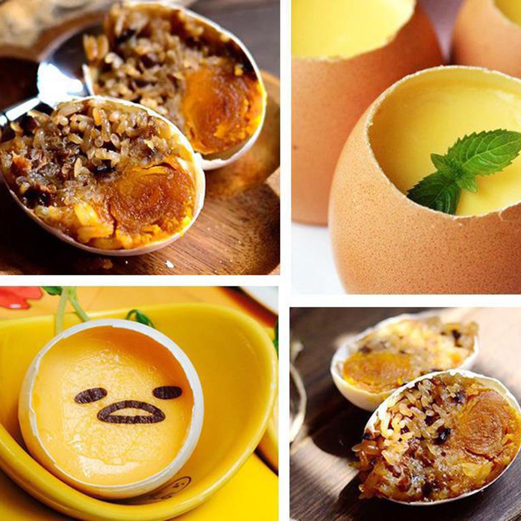 2xStainless Steel Soft Egg Shell Topper Cutter Opener Remover Kitchen Gadget S