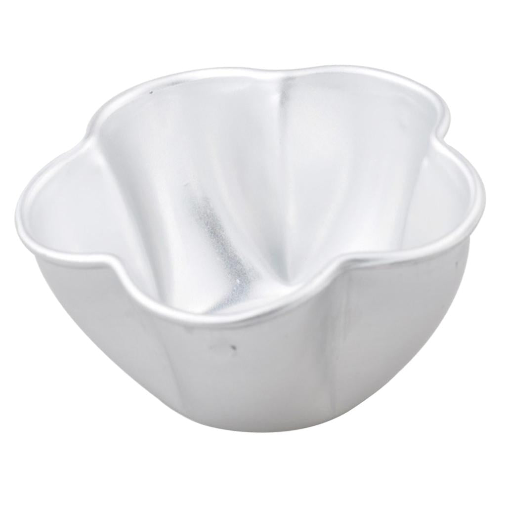 2xAluminum Alloy Cake Mould 3D Plum Blossom Shaped Mold Bread Ice Cube Tray