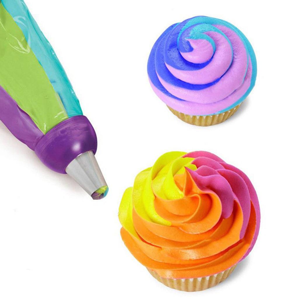 2x Cream Decor Decorate DIY Tool  Ice Pip Nozzle Converter