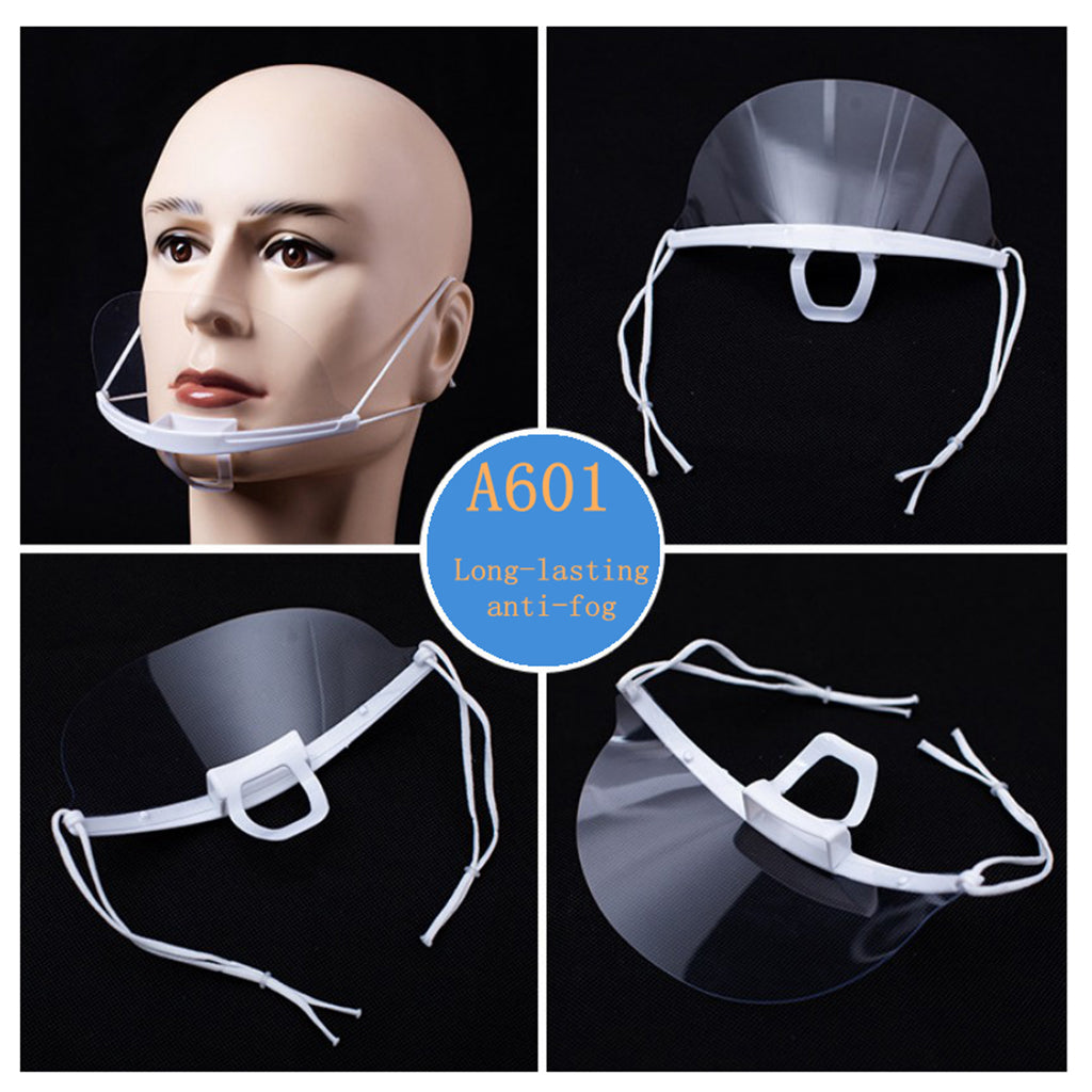 10x Safety Face Shield Anti-Saliva Kitchen Chef Hotel Visors Adjustable