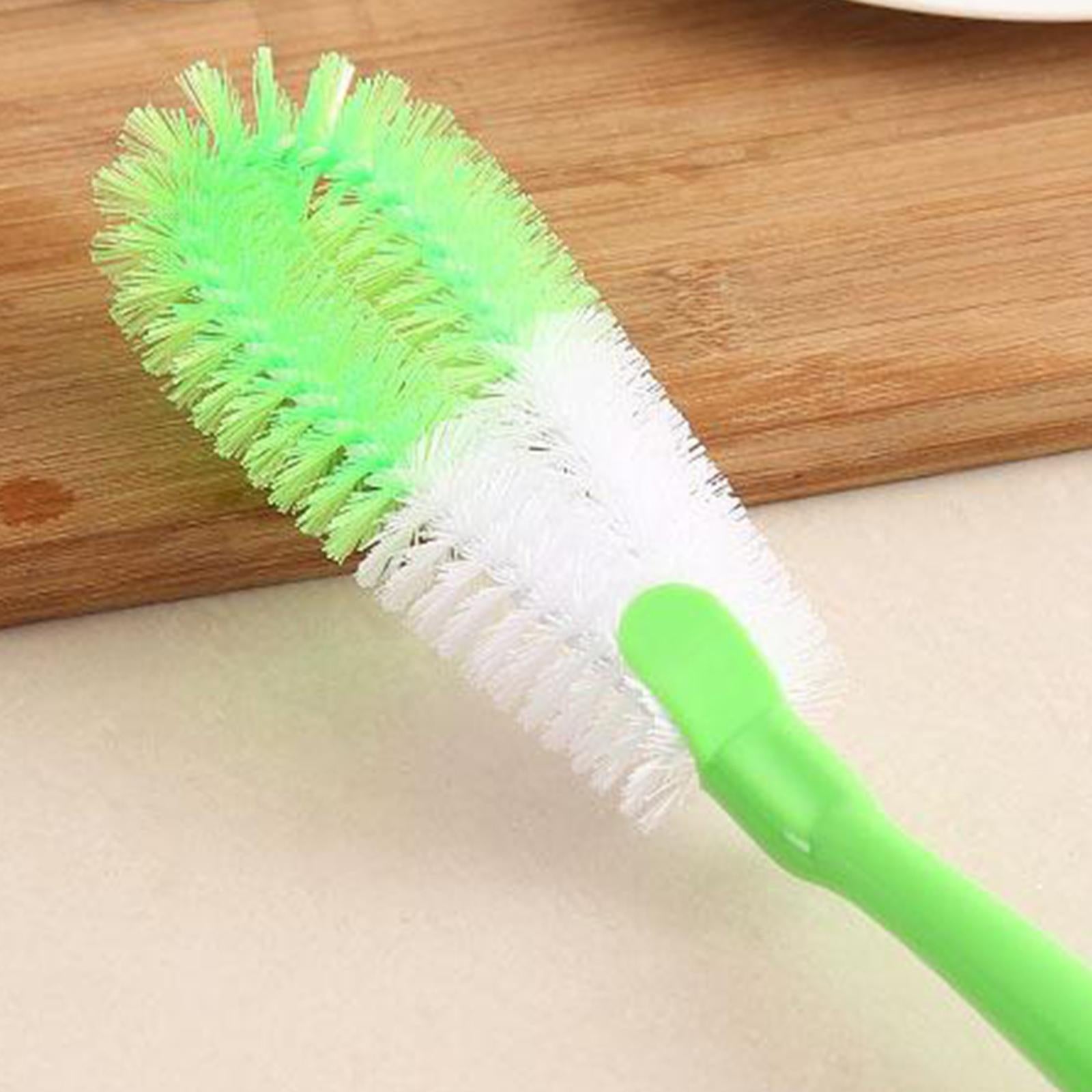 2x30cm Cleaning Brush Multipurpose Brushes LongWater Bottle Cleaners Green