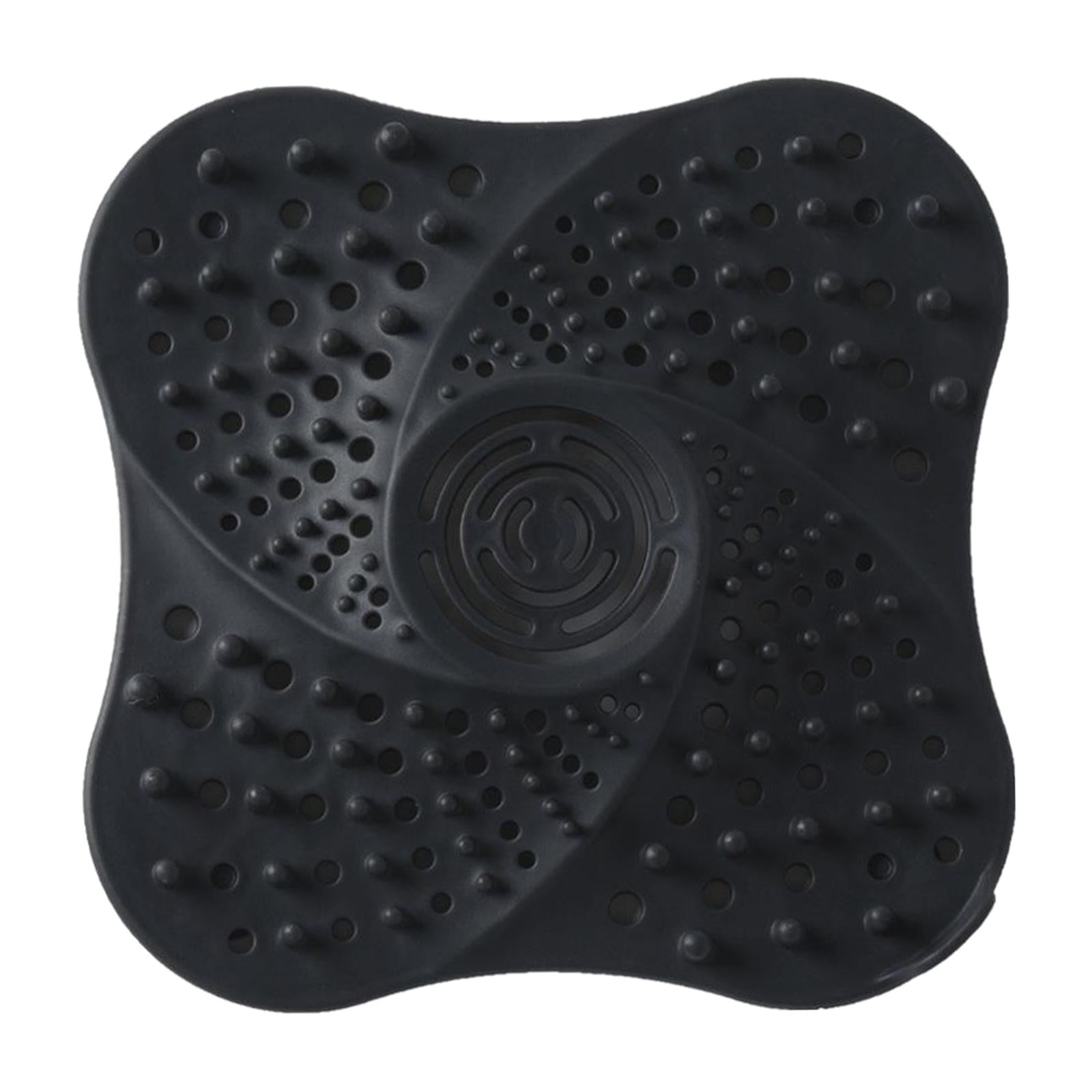 3xBathroom Drain Hair Catcher Bath Stopper Water Sink Strainer Filter  Black