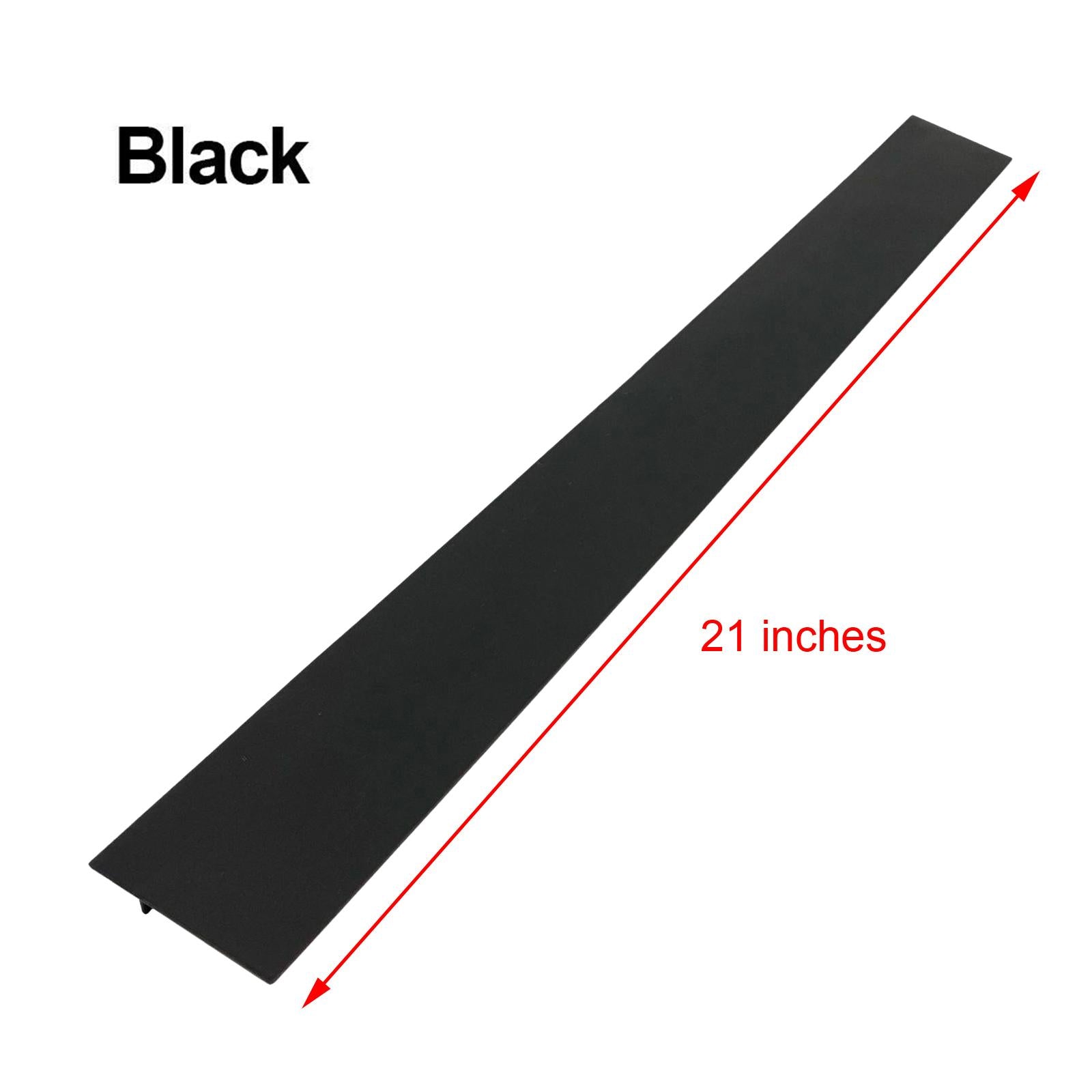 6xKitchen Silicone Stove Counter Gap Cover Kitchen Spill Guard Black 21Inch