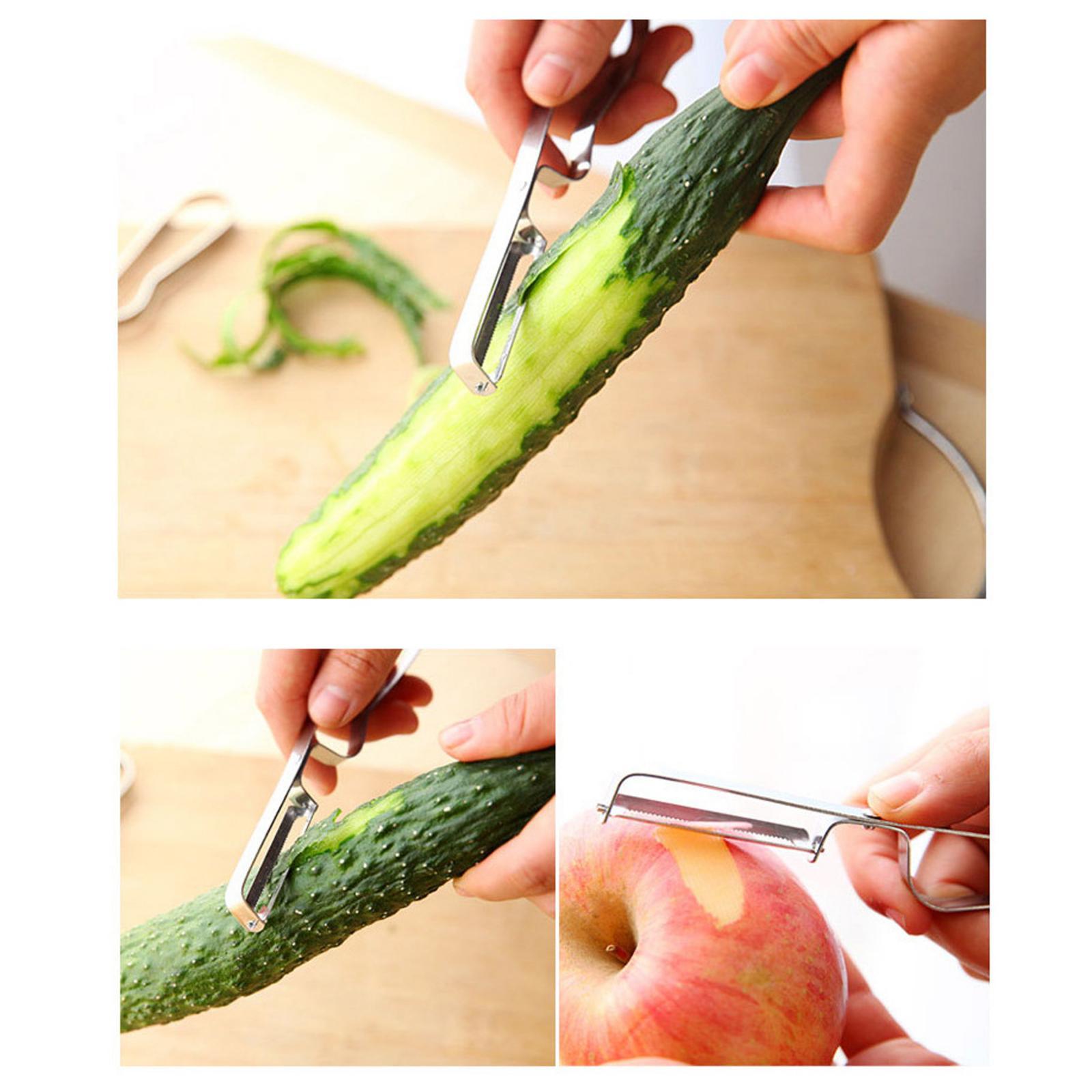 6xStainless Steel Kitchen Vegetable Peeler Potato Apple Peelers Tool Style 3