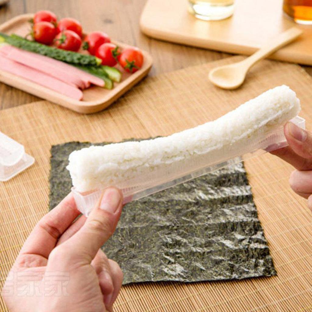 5xSushi Maker Kit for Beginners 3Pcs/Set Sushi Making Kit Plastic Non-Stick