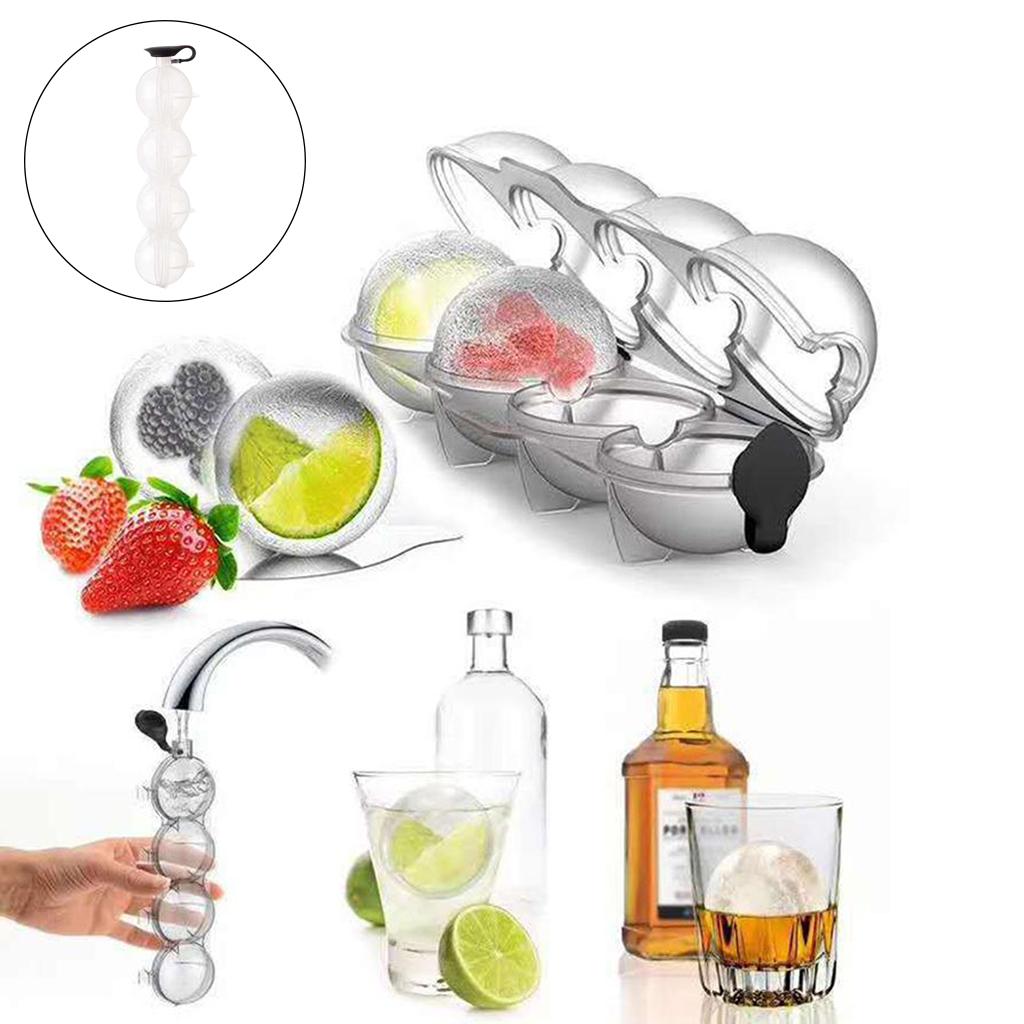 2xIce Cube Ball Maker for Whiskey Beverages Juice Mold Party Household Tool