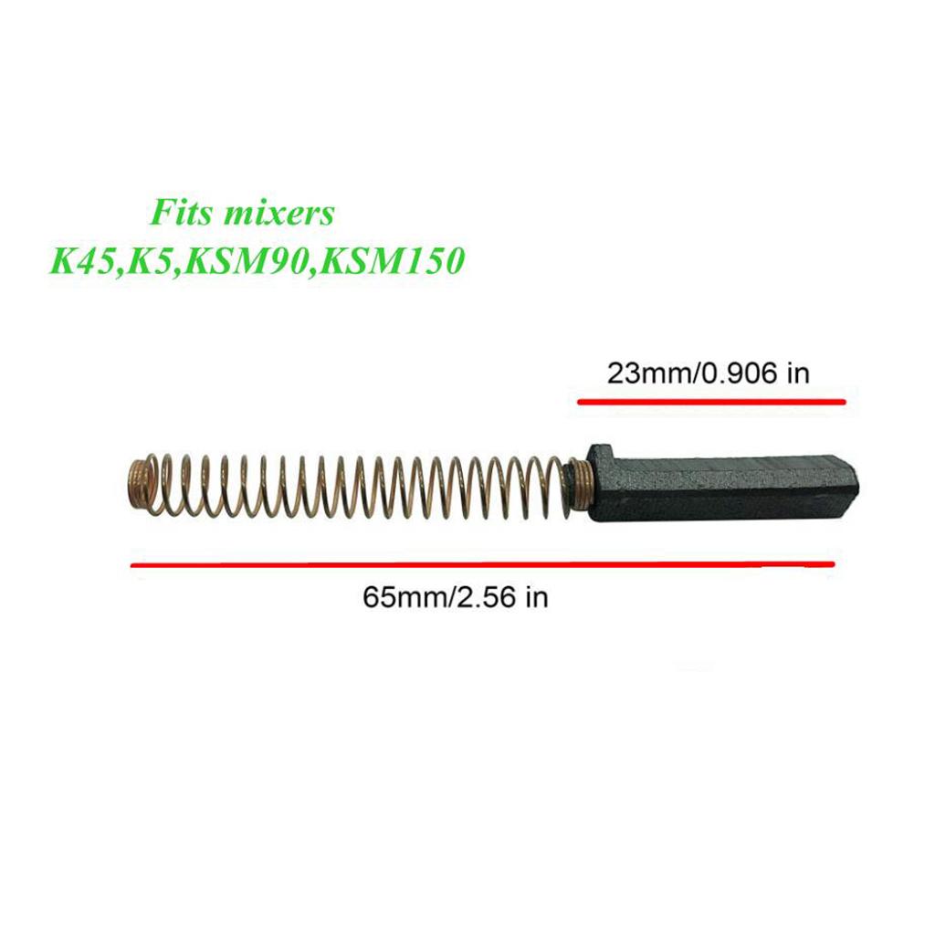 3xCarbon Brushes Replace Fit for Stand Mixer W10380496 W10260958 EA3495098