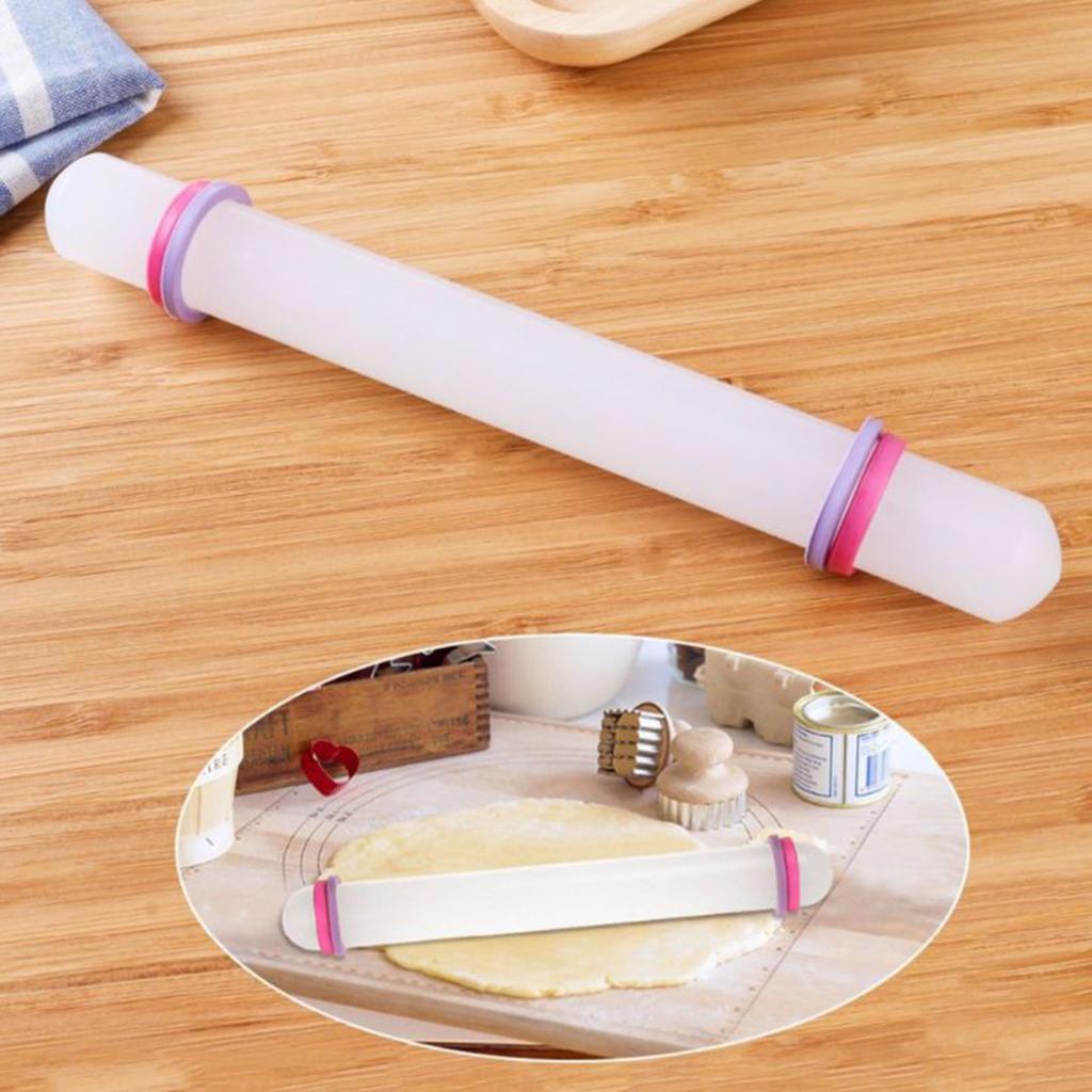 3xNon Stick Rolling Pin Decoration Fondant Baking Cake Dough Roller 9 inch