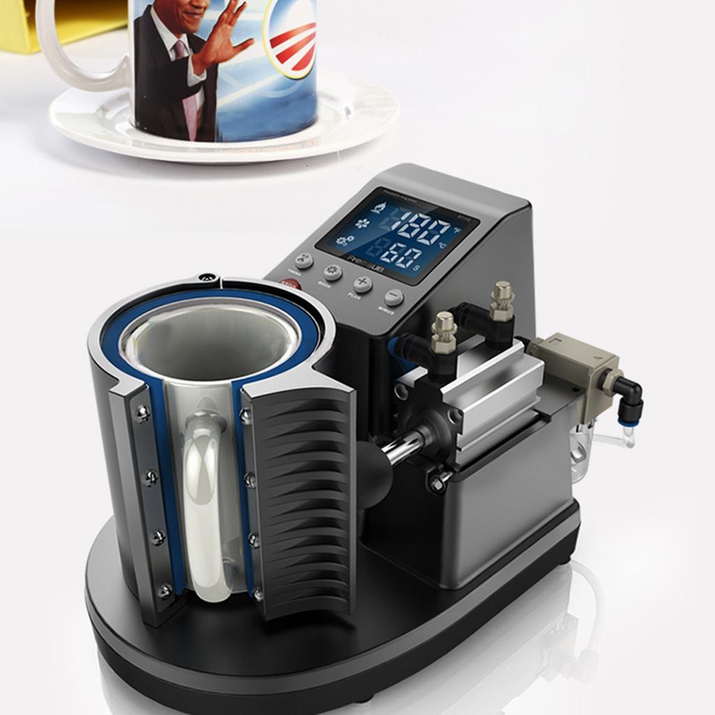 Automatic Pneumatic Mug Heat Press Machine Sublimation DIY Transfer 280W