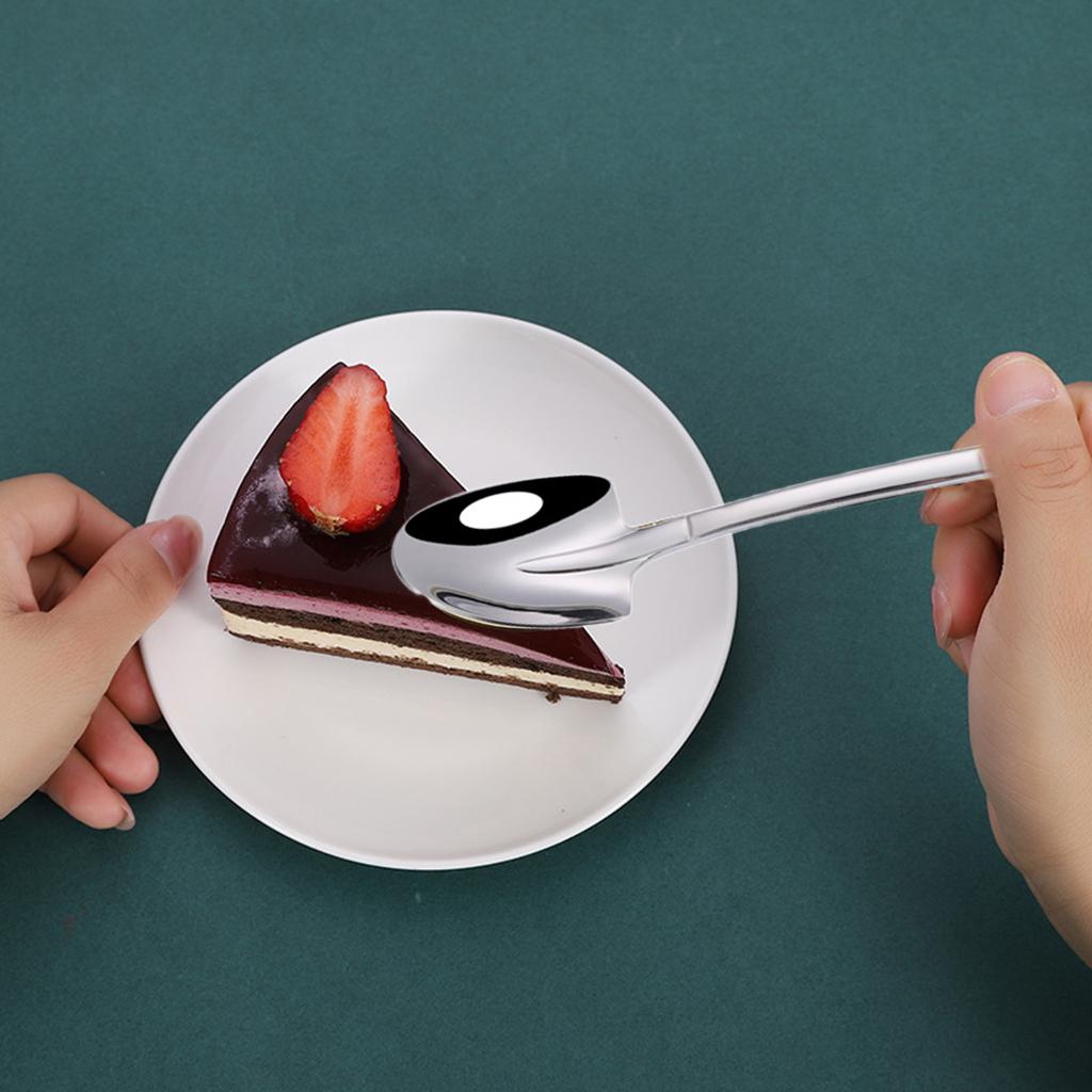 2xShovel Stainless Steel Coffee Spoon Dessert Ice Cream Sundae Tea Spoon