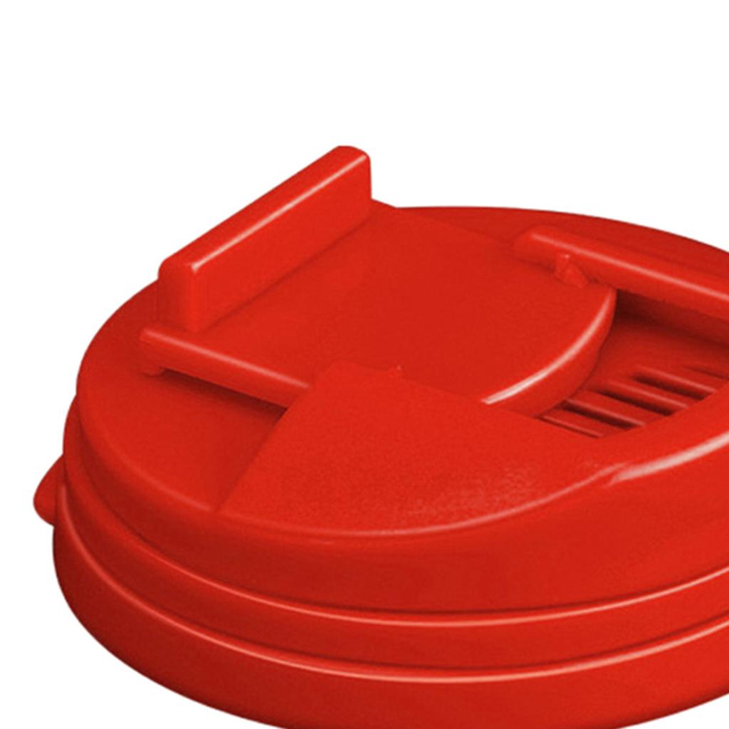 3xReusable Beverage Top Cover Lid Leak-proof for Cool Beer Juice Beverage Red