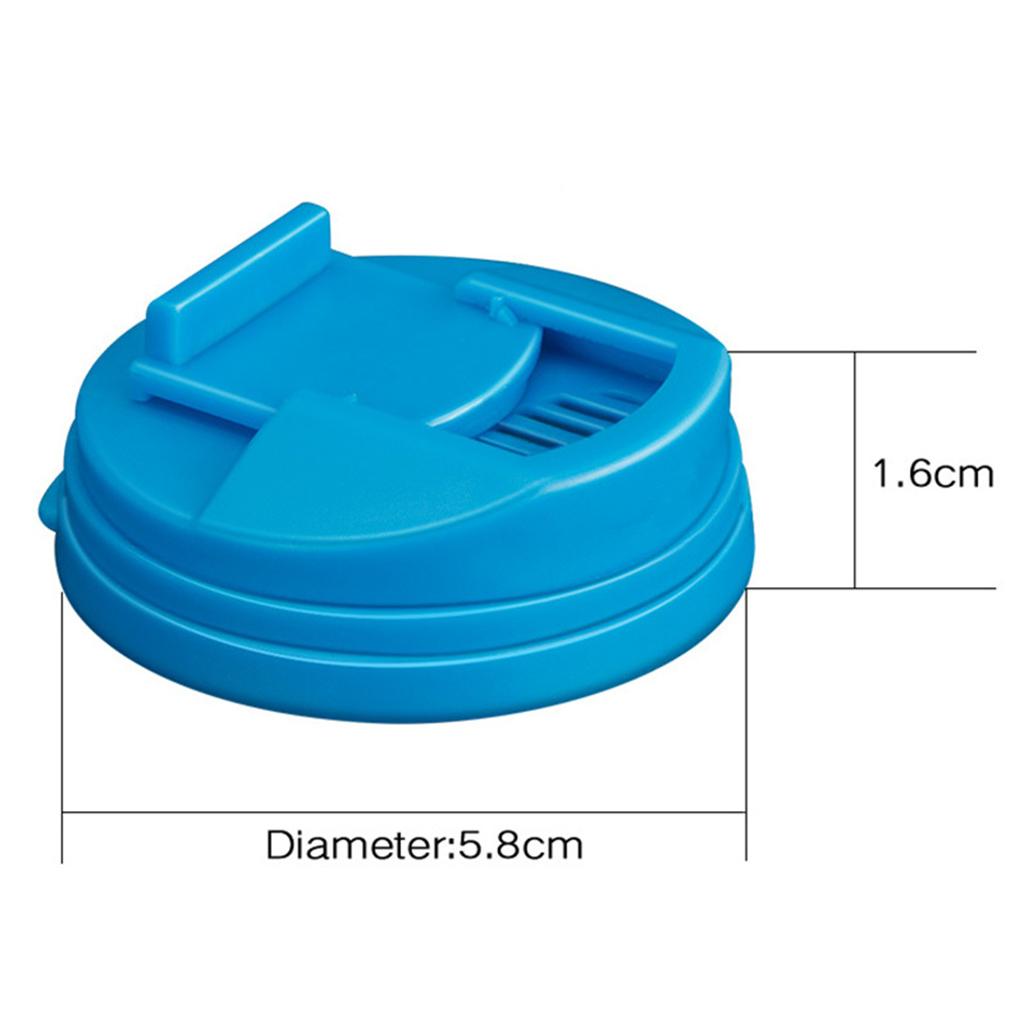 2xReusable Beverage Top Cover Lid Leak-proof for Cool Beer Juice Beverage Red