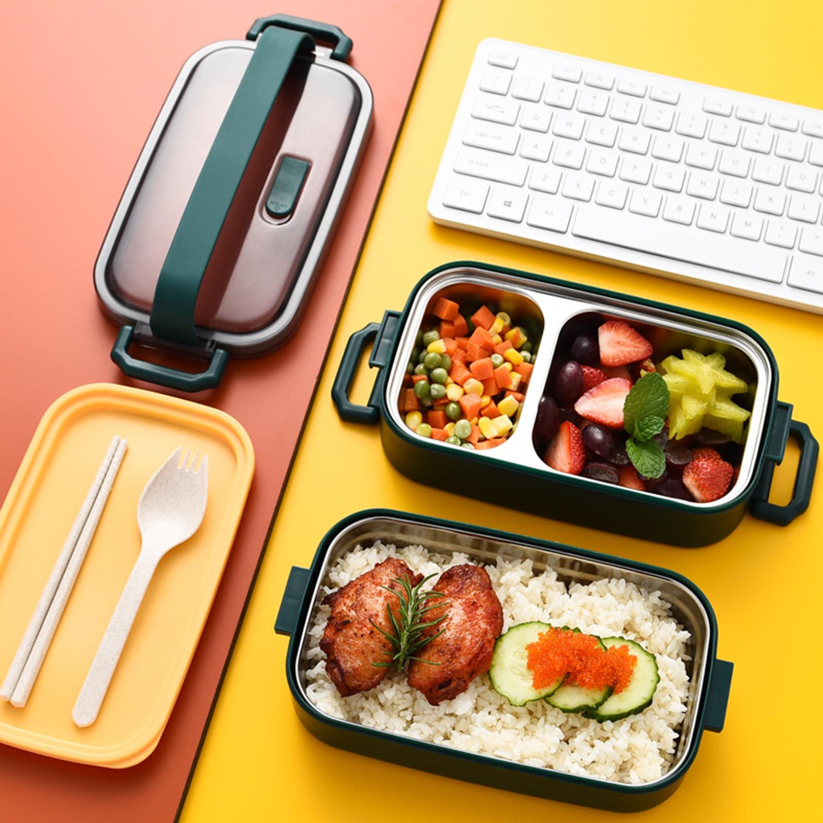 Bento Lunch Box Lunch Container 1100ml Storage BPA Free Picnic Camping green